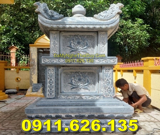 Mộ Đá Tam Sơn Đơn Giản Bán Tại HÀ NAM - Mộ Đá Khối