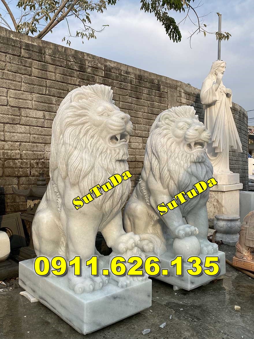 77 Tượng Sư Tử Đá Hậu Giang – Kích Thước Phong Thủy