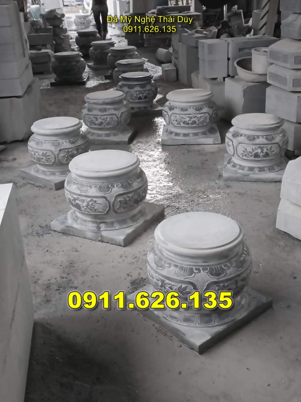 Bà Rịa - Vũng Tàu: Bán mẫu đá kê cột nhà gỗ | Đá táng - Chân tảng