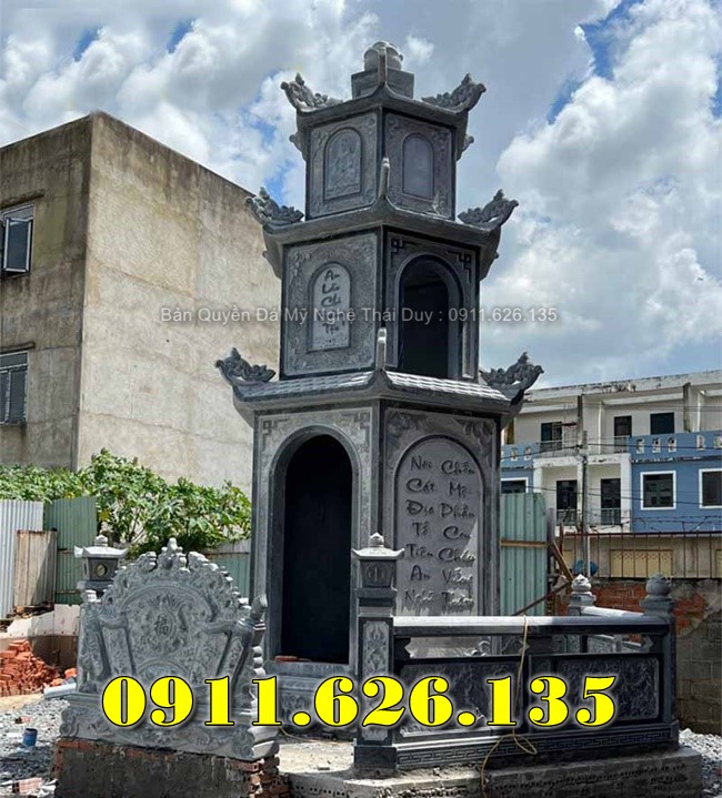 046~ Mẫu Mộ Tháp Đá Hoa Cương Đẹp Bán Ở VŨNG TÀU