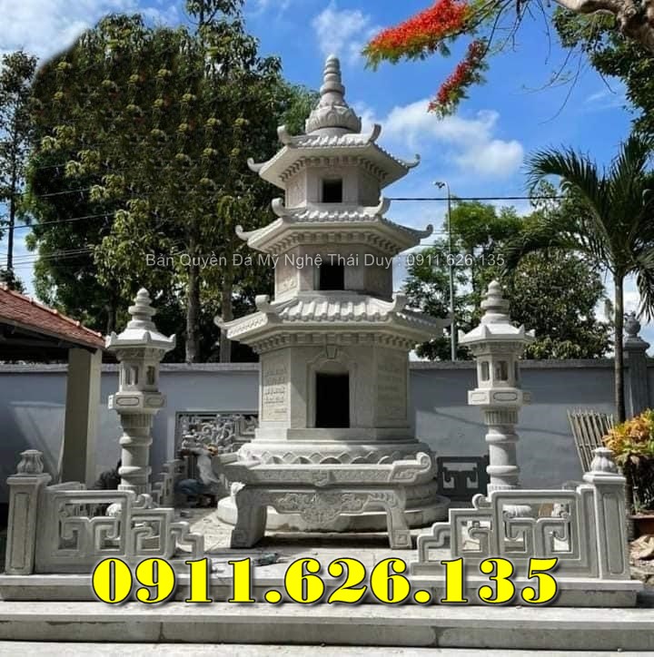 63~ Mẫu Mộ Tháp Đá Đơn Giản Bán Ở TIỀN GIANG