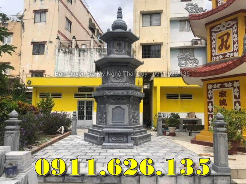 063~ Bán Sẵn Mộ Tháp Thờ Cốt Bằng Đá Bán Ở TRÀ VINH
