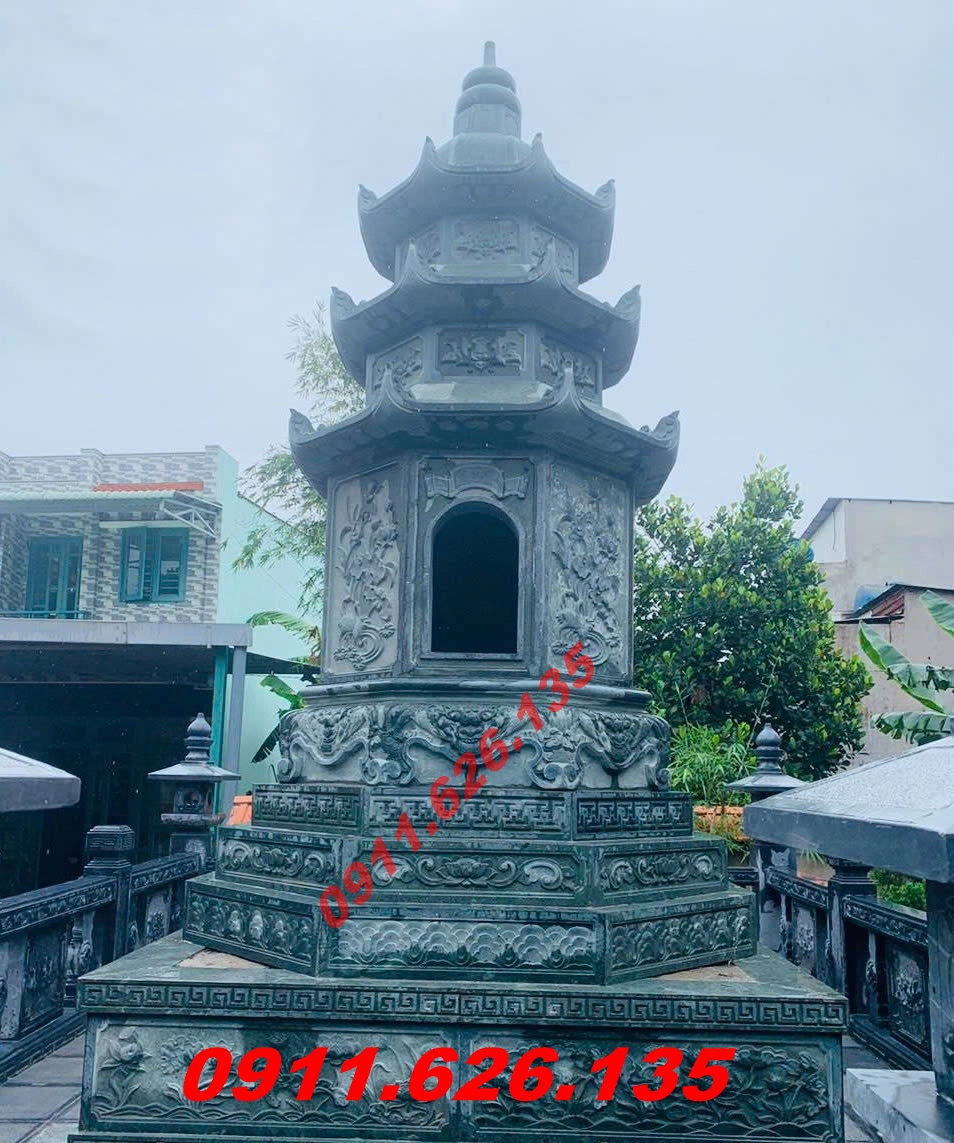 091~ Mẫu Mộ Tháp Sư Trụ Trì Bằng Đá Bán Ở Vũng Tàu