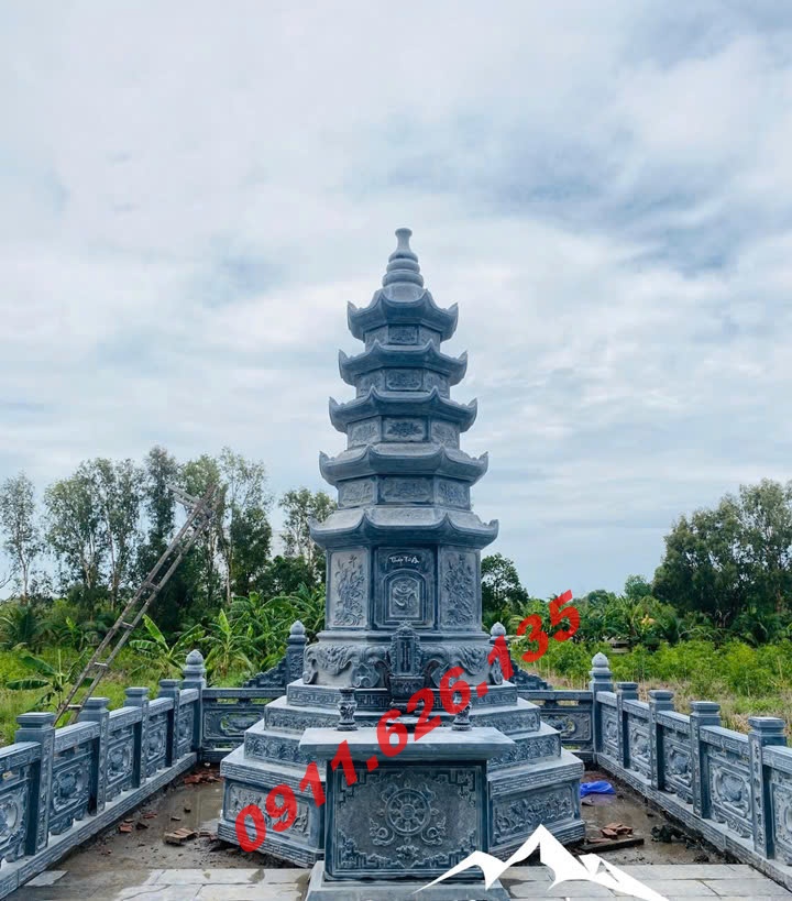 098~ Mẫu Mộ Tháp Đá 3 Tầng - 5 Tầng - 7 Tầng Đơn Giản Ở Vũng Tàu