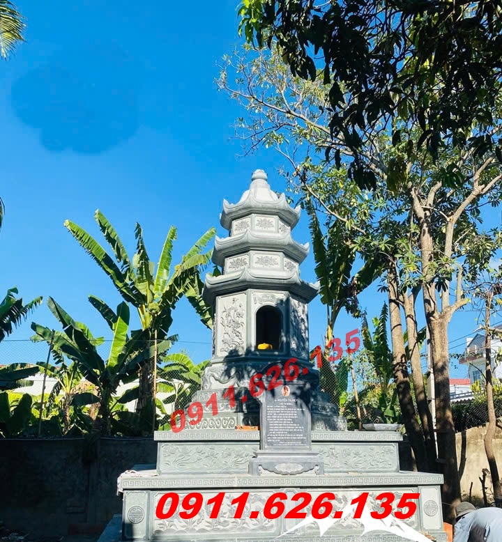 095~ Mẫu Mộ Tháp Quây Làm Bằng Đá Bán Ở Vũng Tàu