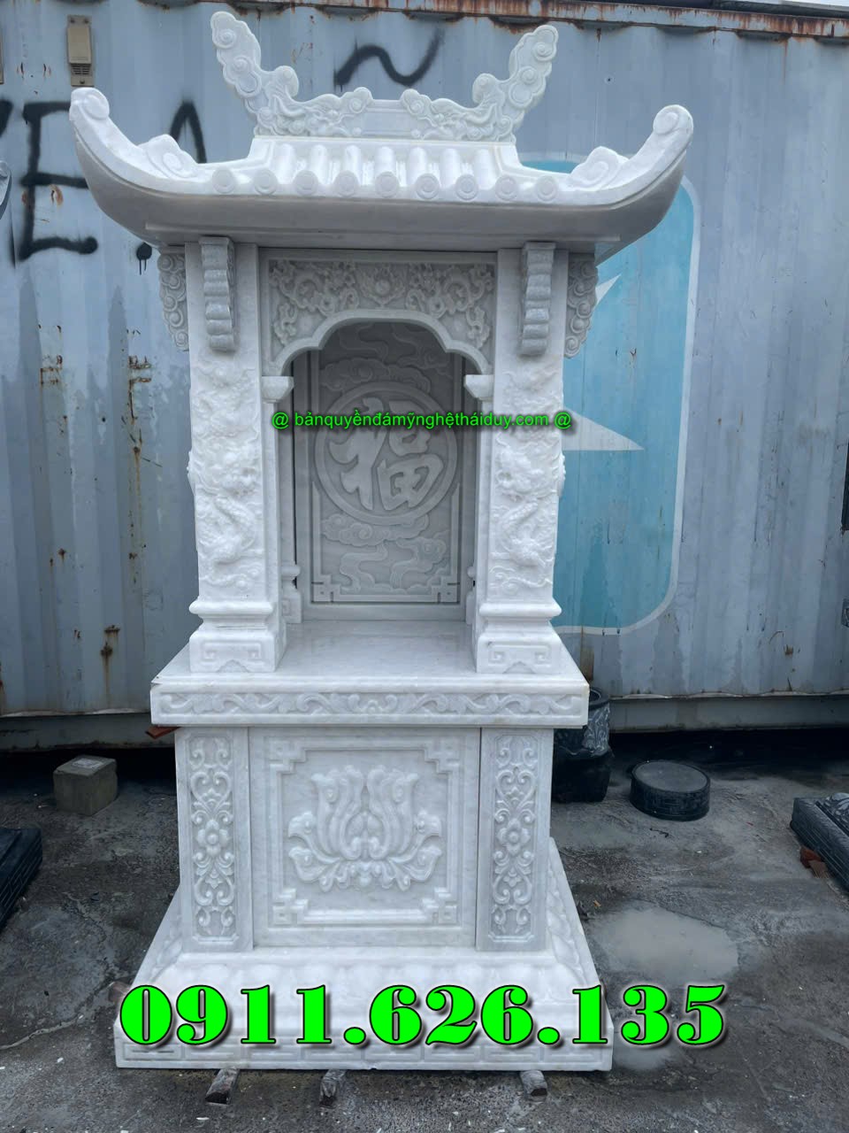 am thờ tro cốt lăng mộ dòng họ đơn giản