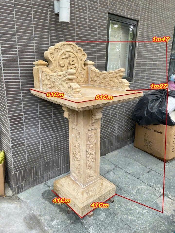 cơ sở chúng tôi chuyên sản xuất và lắp đặt ,toàn quốc sản phẩm đá như am thờ thần linh thiên địa, bàn thơ chư thiên trước nhà, bàn thờ phật cửu trùng thiên, bàn thờ bằng đá granite hoa cương, bàn thờ ông thiên địa tiền chủ,