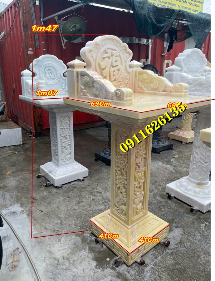 cơ sở chúng tôi chuyên sản xuất và bán lắp đặt tận nơi các sản phẩm ĐÁ MỸ NGHỆ NHƯ ,miếu đá ,bàn thờ đá thần tài, bàn thờ đá thổ địa, bàn thờ thiên địa, bàn thờ ngoài trời,thờ mẫu,thờ phật, đẹp,trên khích thước,tượng phật,ông táo,thờ phật,giá bán,công ty, công trình,địa chỉ bán,kim quy,thần hoàng, linh hồn ,cầu tài,