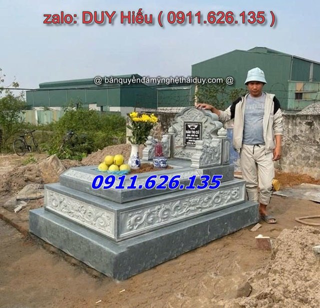 2Đia chỉ mộ đá tam cấp đẹp nguyên khối bán tại Nam Định