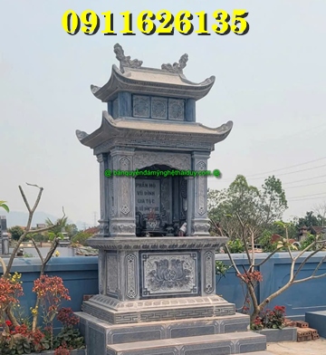 Cây hương đá nghĩa trang đơn giản