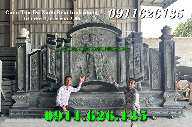 Các Mẫu Bình Phong Đá Nhà Thờ Họ