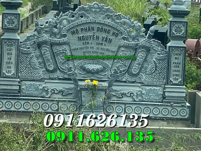 Mẫu Cuốn Thư Đá Nhà Thờ Họ Đẹp