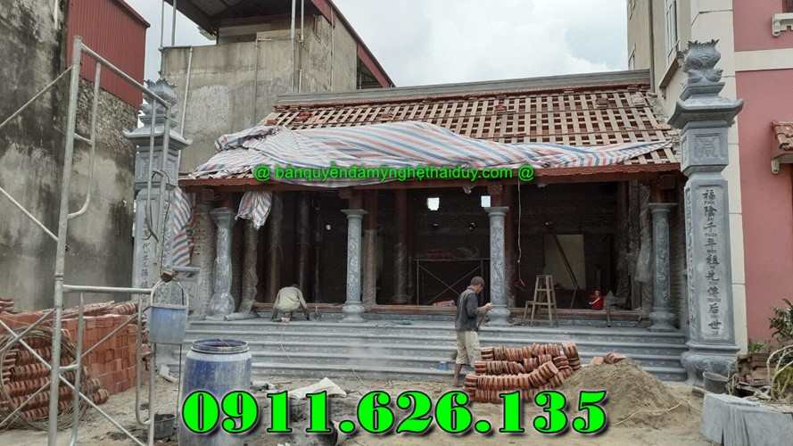 Những yếu tố quyết định giá bán cột đá nhà thờ họ tại Hải Dương