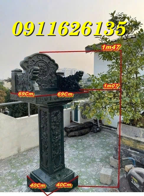 Mẫu Bàn Thờ Ông Thiên Bằng Đá Đẹp Bán Tại Cà Mau