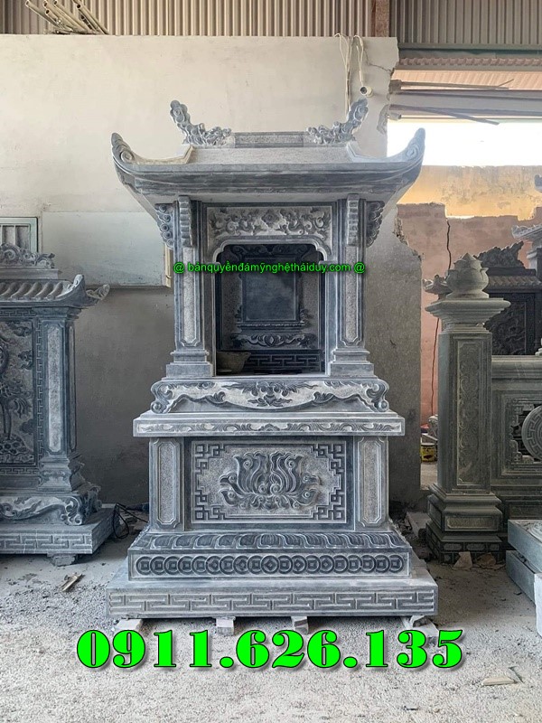Mẫu Bàn Thờ Thiên Đá Xanh