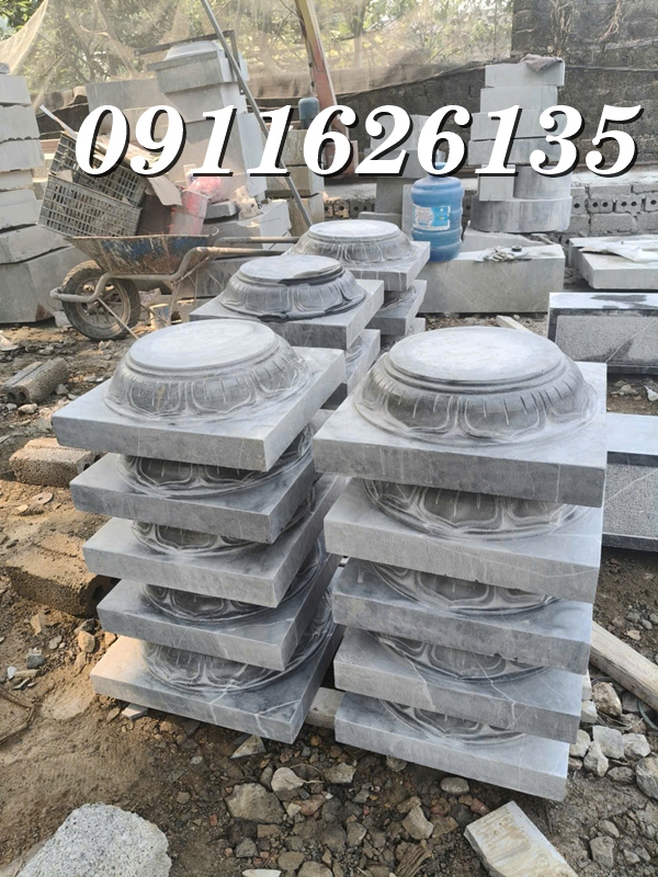 59M+ sóc trăng | Mẫu Chân Tảng Đá Kê Cột Nhà Gỗ Đẹp – Đá Nguyên Khối