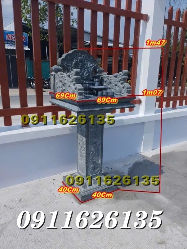 Mẫu Bàn Thờ Thiên Thần Hoàng Làng Ngoài Trời Đẹp Tại Đồng Tháp