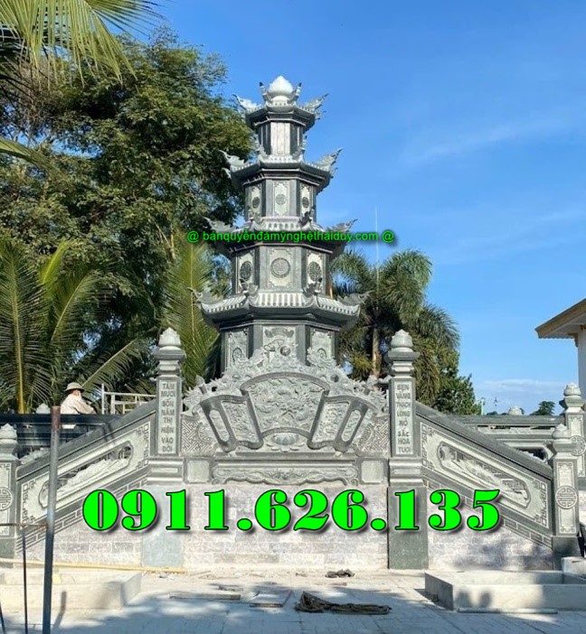 Mộ Tháp Đá Thờ Tro Cốt Sóc Trăng Chuẩn Phong Thủy