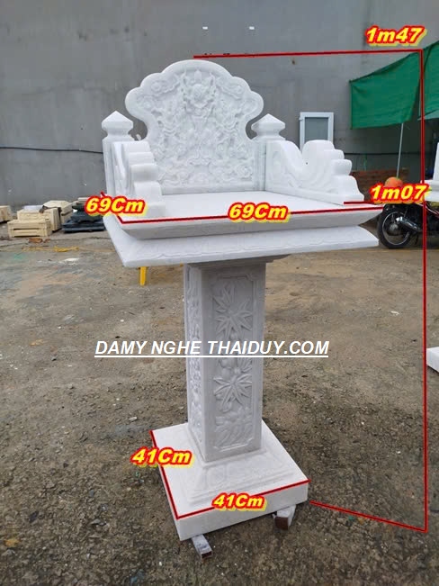 Kích Thước Cây Hương Đá Ngoài Trời – Quy Cách Mặt Bàn Và Giá Bán