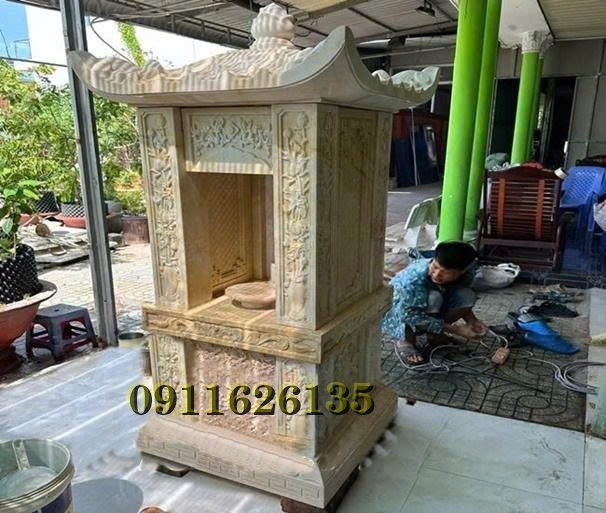 Am Thờ Đá Để Hũ Tro Cốt Chuẩn Phong Thủy – Mẫu Đẹp 2026