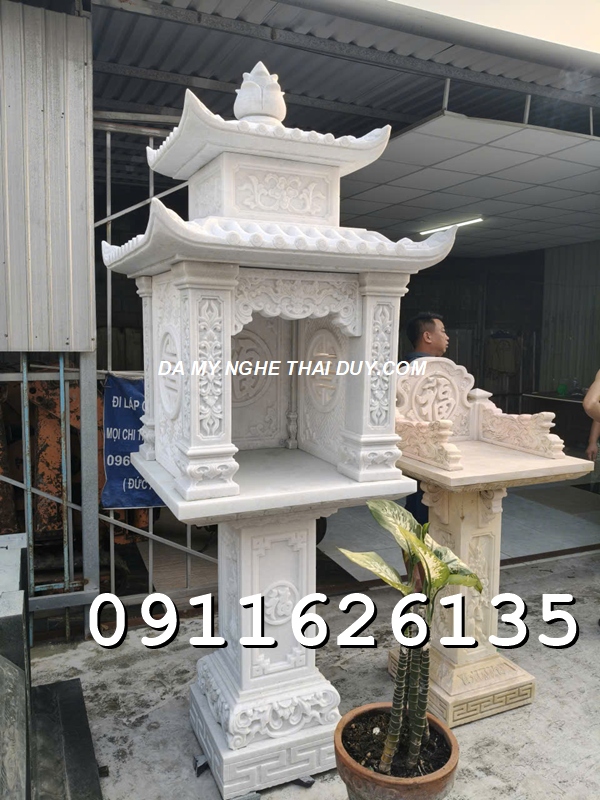 Bàn Thờ Thiên Bằng Đá Tại Sài Gòn – Mẫu Ngoài Trời Cho Công Ty
