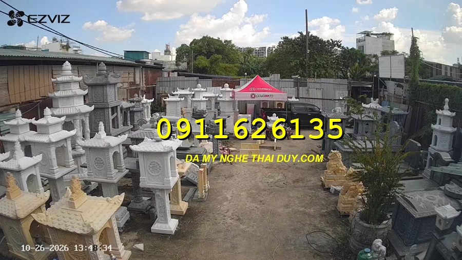 Bàn Thờ Thiên, Cây Hương Đá Ngoài Trời – Mẫu Đẹp, Kích Thước Và Báo Giá 2026
