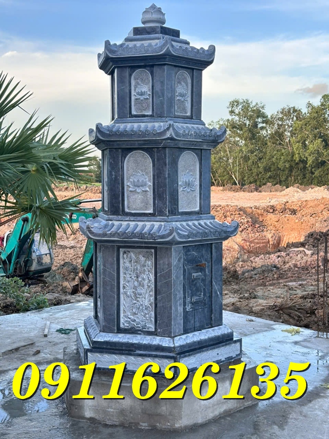 Bảng kích thước tháp đá để tro cốt
