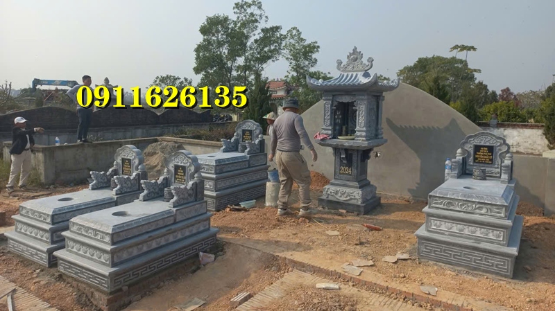 Mộ Đá Nguyên Khối Nghệ An – Mẫu Bền Đẹp Giá Xưởng Và Chi Phí Lắp Đặt